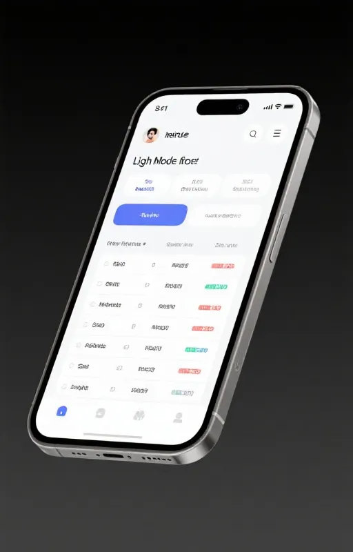 APP 浅色模式界面